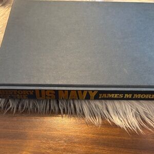 History of the US Navy Book by James M. Morris - Blue Cover